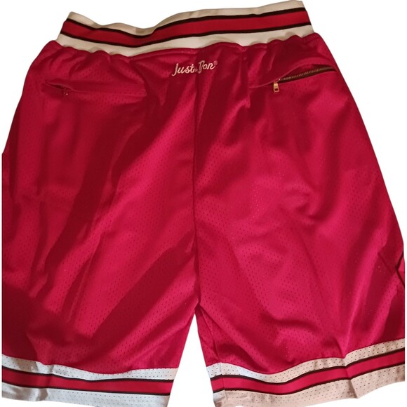 Chicago Bulls (NBA)-(Just Don)-(Red)-(Basketball)-(Shorts)-(New Con.)-(L)-$45 - Picture 5 of 9